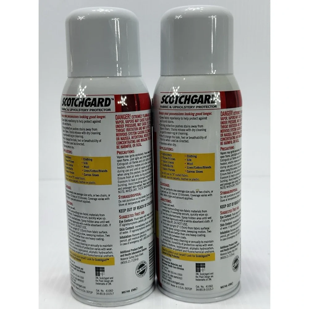 2x ORIGINAL Scotchgard by 3M Fabric‎ And Upholstery Protector 10 oz Scotchguard